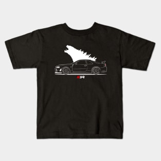 R 34 JDM Skyline Kids T-Shirt